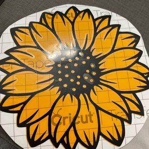 Large sunflower stickers